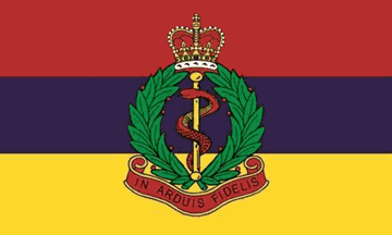 [Royal Army Medical Corps flag]